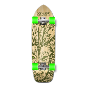 YOCAHER Old School Longboard Complete - Spirit Animal Series - Lion YOCAHER Old School Longboard Complete - Spirit Animal Series - Lion
