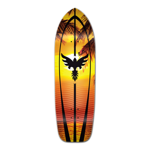 YOCAHER Old School Longboard Deck - Sunset YOCAHER Old School Longboard Deck - Sunset