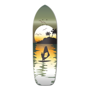 YOCAHER Old School Longboard Deck - Surfer YOCAHER Old School Longboard Deck - Surfer