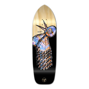 YOCAHER Old School Longboard Deck - The Bird Series Natural YOCAHER Old School Longboard Deck - The Bird Series Natural