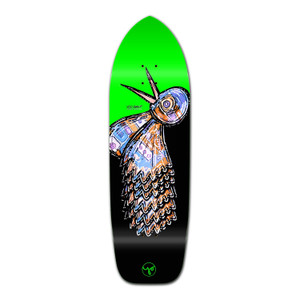 YOCAHER Old School Longboard Deck - The Bird Series Green YOCAHER Old School Longboard Deck - The Bird Series Green