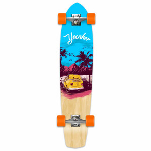 Slimkick Longboard Complete - VW Series - Blue N' Red Slimkick Longboard Complete - VW Series - Blue N' Red