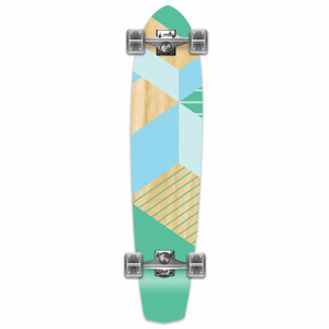Slimkick Longboard Complete - Geometric Series - Green Slimkick Longboard Complete - Geometric Series - Green