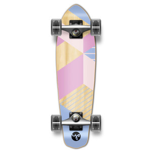 Yocaher Complete Micro Cruiser - Geometric Series - Purple Yocaher Complete Micro Cruiser - Geometric Series - Purple