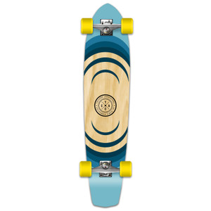 YOCAHER Slimkick Longboard Complete - Earth Series - Ripple YOCAHER Slimkick Longboard Complete - Earth Series - Ripple