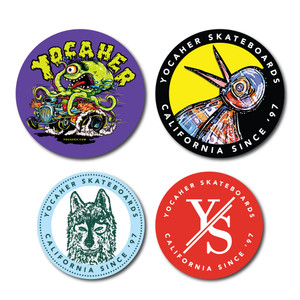 Yocaher Sticker 4 pcs Set - A Must have Yocaher Sticker 4 pcs Set - A Must have