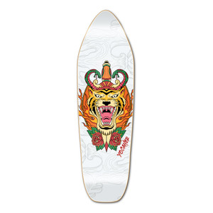 Yocaher Mini Cruiser Deck -Flaming Tiger Yocaher Mini Cruiser Deck -Flaming Tiger