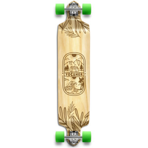 Drop Down Blank Longboard Complete - Natural