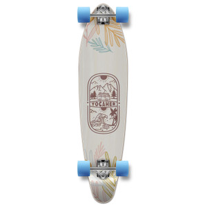 YOCAHER Kicktail Longboard Complete - Adventure Colored YOCAHER Kicktail Longboard Complete - Adventure Colored
