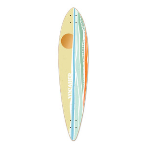 Yocaher Pintail Longboard Deck - Horizon Day Yocaher Pintail Longboard Deck - Horizon Day