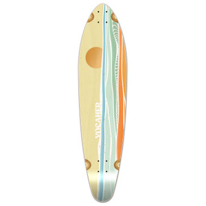 Yocaher Kicktail Longboard Deck - Horizon Day Yocaher Kicktail Longboard Deck - Horizon Day