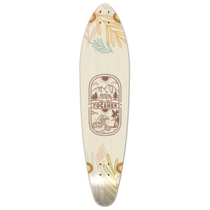 Yocaher Kicktail Longboard 40" x 10" Deck - Adventure Colored Yocaher Kicktail Longboard 40" x 10" Deck - Adventure Colored