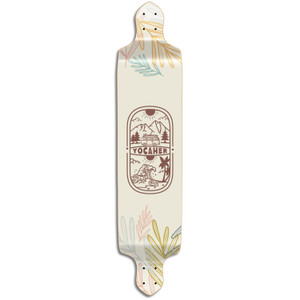 YOCAHER Drop Down Longboard 41.25" x 10" Deck - Adventure Colored YOCAHER Drop Down Longboard 41.25" x 10" Deck - Adventure Colored