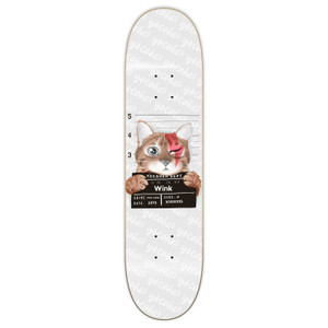 Yocaher Graphic Skateboard Deck - Rockstar Kitty Cat - White Wink Yocaher Graphic Skateboard Deck - Rockstar Kitty Cat - White Wink