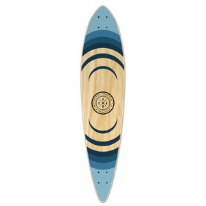 Yocaher Pintail Longboard Deck - Earth Series  - Ripple Yocaher Pintail Longboard Deck - Earth Series  - Ripple
