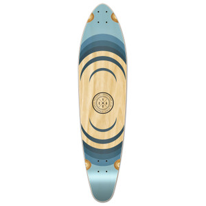 Yocaher Kicktail Longboard Deck  - Earth Series  - Ripple Yocaher Kicktail Longboard Deck  - Earth Series  - Ripple