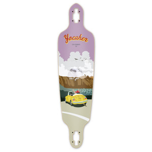 Yocaher Drop Through Longboard Deck - VW Yellow Yocaher Drop Through Longboard Deck - VW Yellow