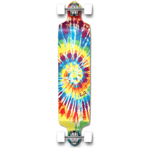 キャプチャーボート！ Punked Tiedye Original Drop Through Longboard Complete
