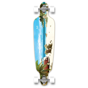 Punked Drop Through Getaway Longboard Complete Punked Drop Through Getaway Longboard Complete