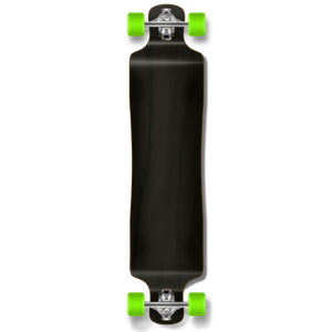 Yocaher Lowrider Blank Longboard Complete - Stained Black Yocaher Lowrider Blank Longboard Complete - Stained Black