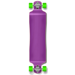 Yocaher Lowrider Blank Longboard Complete - Stained Purple Yocaher Lowrider Blank Longboard Complete - Stained Purple