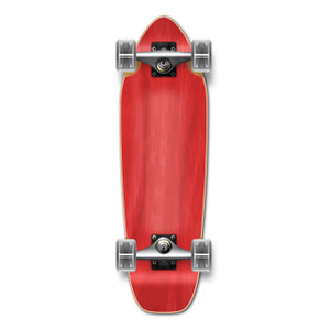 Yocaher Mini Cruiser Blank Complete - Stained Red Yocaher Mini Cruiser Blank Complete - Stained Red