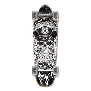 Yocaher Complete Mini Cruiser - Skull Cop Yocaher Complete Mini Cruiser - Skull Cop