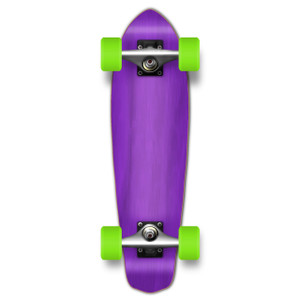 Micro Cruiser Blank Complete - Stained Purple Micro Cruiser Blank Complete - Stained Purple