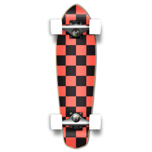 Yocaher Complete Micro Cruiser - Checker Orange Yocaher Complete Micro Cruiser - Checker Orange
