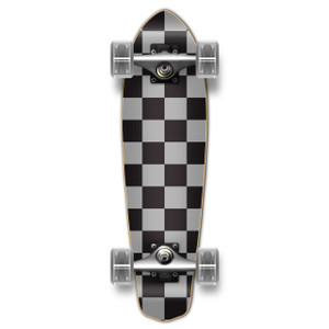 Yocaher Complete Micro Cruiser - Checker Silver Yocaher Complete Micro Cruiser - Checker Silver