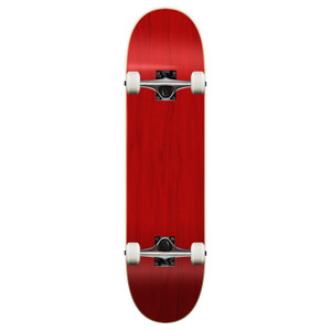 Yocaher Blank Complete 7.75" Skateboard - Stained Red Yocaher Blank Complete 7.75" Skateboard - Stained Red