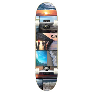 Yocaher Graphic Complete 7.75" Skateboard - Seaside Yocaher Graphic Complete 7.75" Skateboard - Seaside