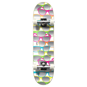 Yocaher Graphic Complete 7.75" Skateboard - Shades White Yocaher Graphic Complete 7.75" Skateboard - Shades White