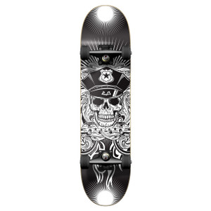 Graphic Skull Hat Complete Skateboard