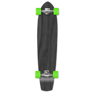 Slimkick Blank Longboard Complete - Stained Black Slimkick Blank Longboard Complete - Stained Black
