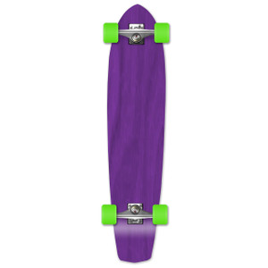 Slimkick Blank Longboard Complete - Stained Purple Slimkick Blank Longboard Complete - Stained Purple