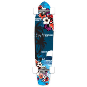 Slimkick Longboard Complete - Tropical Night Slimkick Longboard Complete - Tropical Night
