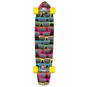 Slimkick Longboard Complete - Shades Black Slimkick Longboard Complete - Shades Black