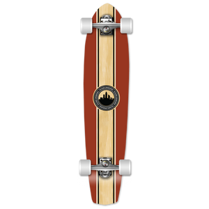 Slimkick Longboard Complete - Crest Burgundy Slimkick Longboard Complete - Crest Burgundy