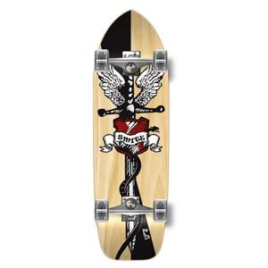 Yocaher Old School Longboard Complete - Smite Yocaher Old School Longboard Complete - Smite