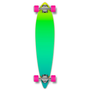 Pintail Longboard Complete - Gradient Green Pintail Longboard Complete - Gradient Green
