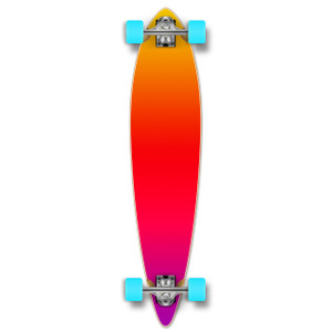 Pintail Longboard Complete - Gradient Pink Pintail Longboard Complete - Gradient Pink