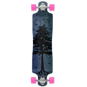 Lowrider Longboard Complete - In the Pines : Blue Lowrider Longboard Complete - In the Pines : Blue