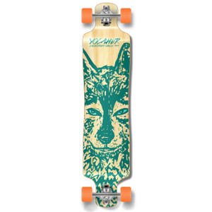 Yocaher Lowrider Longboard Complete - Spirit Animal WOLF Yocaher Lowrider Longboard Complete - Spirit Animal WOLF