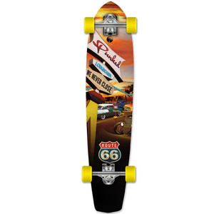 Slimkick Longboard Complete - Route 66 Series - Diner Slimkick Longboard Complete - Route 66 Series - Diner