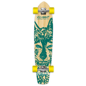 Slimkick Longboard Complete - Spirit Animal WOLF Slimkick Longboard Complete - Spirit Animal WOLF