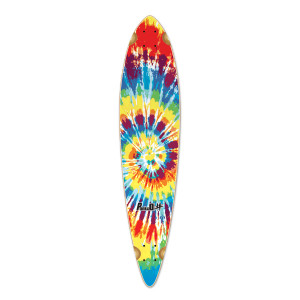 Yocaher Pintail Longboard Deck - Tiedye Original Yocaher Pintail Longboard Deck - Tiedye Original