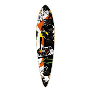 Yocaher Pintail Longboard Deck - MixItUp Yocaher Pintail Longboard Deck - MixItUp