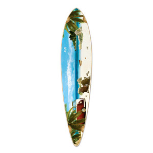 Yocaher Pintail Longboard Deck - Getaway Yocaher Pintail Longboard Deck - Getaway