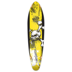 Yocaher Kicktail Longboard Deck - YSkull Yocaher Kicktail Longboard Deck - YSkull